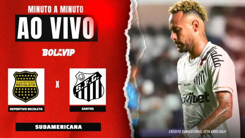 Recoleta 0 x 1 Santos: segundo tempo em andamento pela Copa Sul-Americana 2026