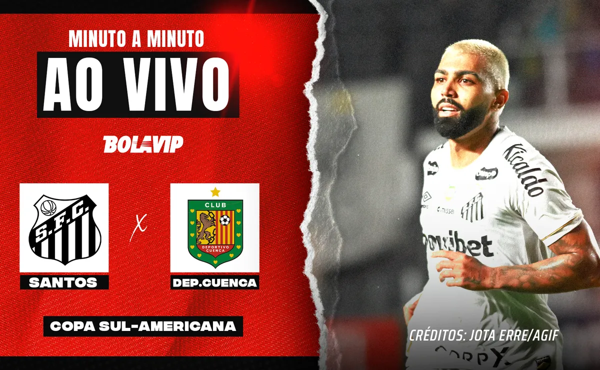 Veja como santos x deportivo cuenca ao vivo – miguelito e gabigol titulares pela copa sul-americana 2026