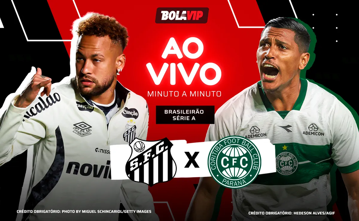 Santos 0 x 2 Coritiba — Breno Lopes marca novamente pelo Brasileirão 2026