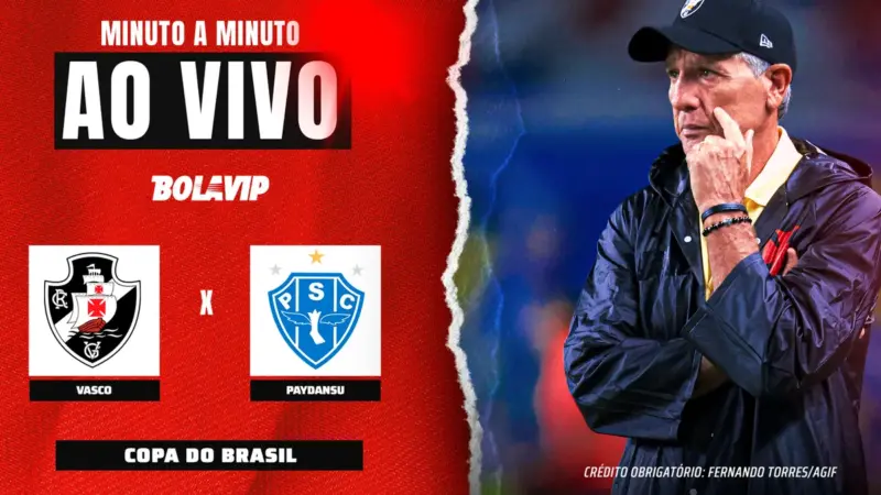 Vasco e Paysandu empatam sem gols no primeiro tempo; Brenner chega a acertar a trave