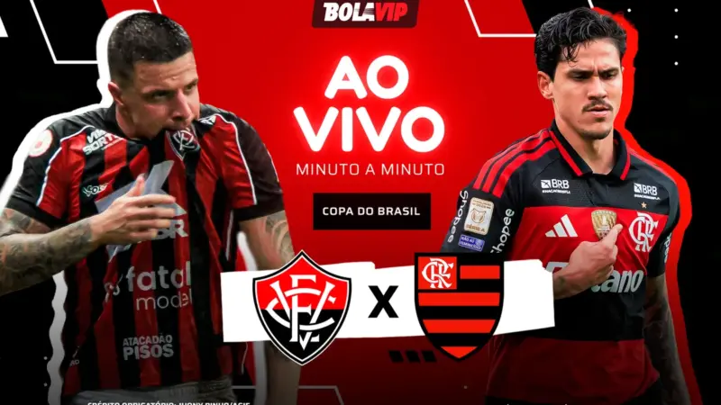 Vitória vence o Flamengo por 2 a 0 e avança na Copa do Brasil