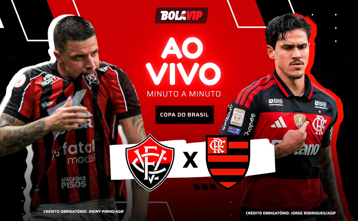 Vitória vence o Flamengo por 2 a 0 e avança na Copa do Brasil