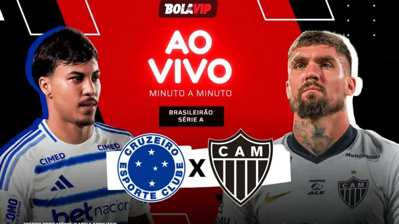 Atlético-MG vence o Cruzeiro por 2 a 0 no Mineirão; segundo tempo em andamento