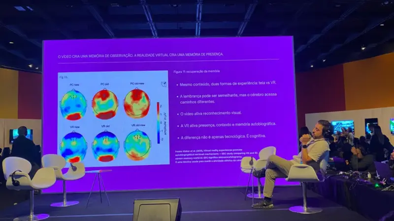 Realidade Estendida pode produzir memórias de presença, afirma especialista no SPIW