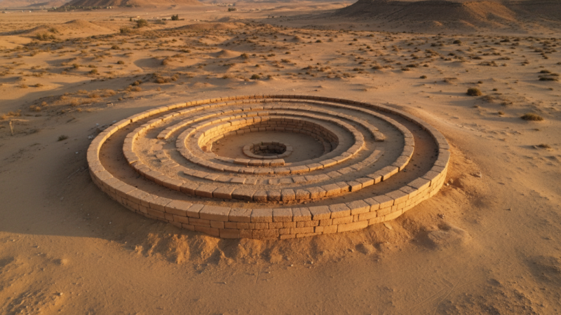 Templo circular de 2.200 anos dedicado ao deus da lama Pelúsio é anunciado no Egito