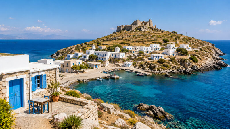 Ilha grega de Antikythera oferece casa, terreno, mantimentos e €500 mensais para atrair famílias