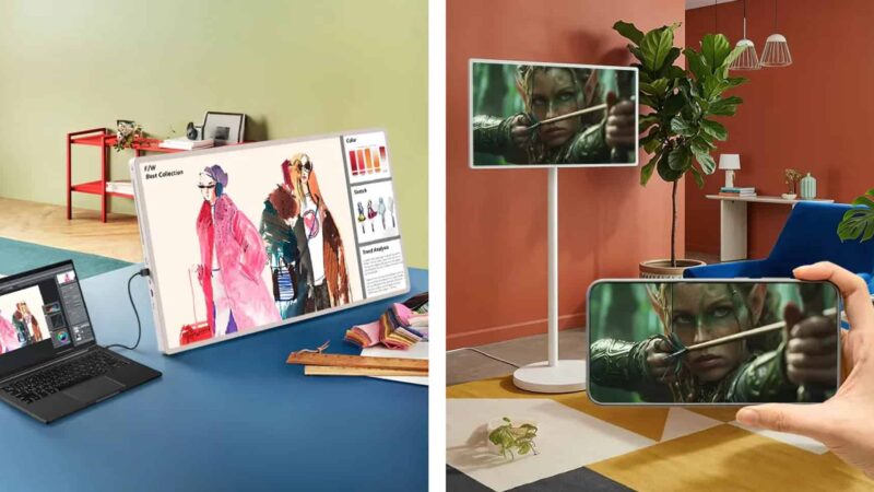 LG anuncia StanbyME 2 Max, TV híbrida de 32 polegadas com tela 4K e bateria interna