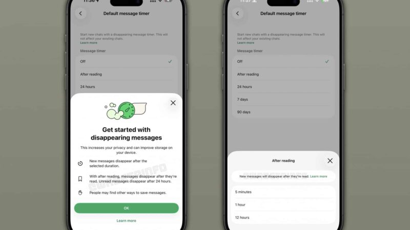 WhatsApp testa opção para apagar mensagens após leitura e faz mudanças visuais no iOS