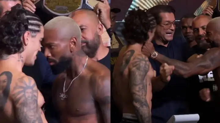 Descubra nego do borel dá soco em mc biel durante pesagem do fight music show 8