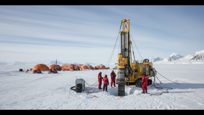 SWAIS2C recupera 228 metros de sedimentos sob 523 metros de gelo na Antártica Ocidental, maior núcleo já obtido