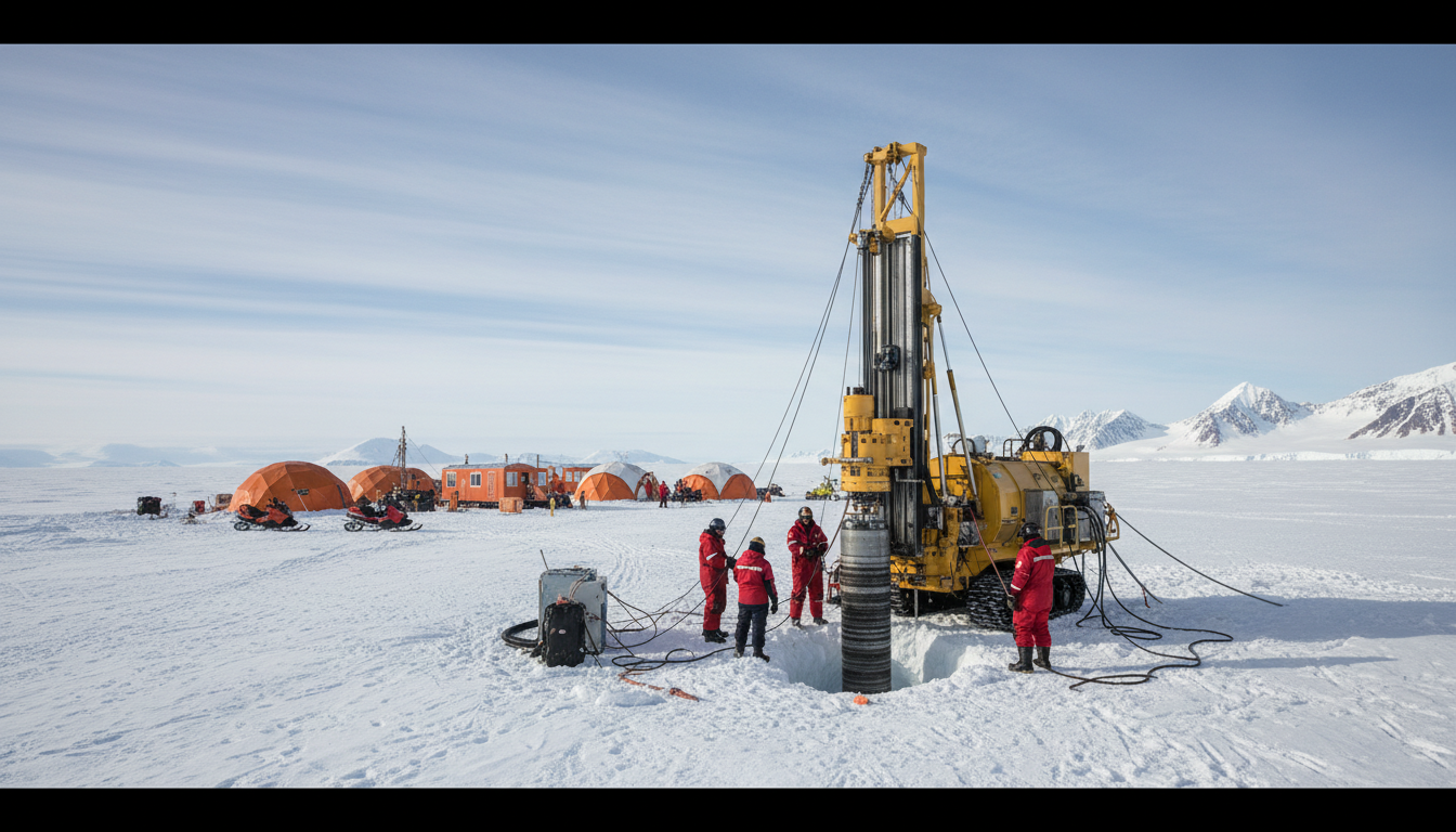 SWAIS2C recupera 228 metros de sedimentos sob 523 metros de gelo na Antártica Ocidental, maior núcleo já obtido