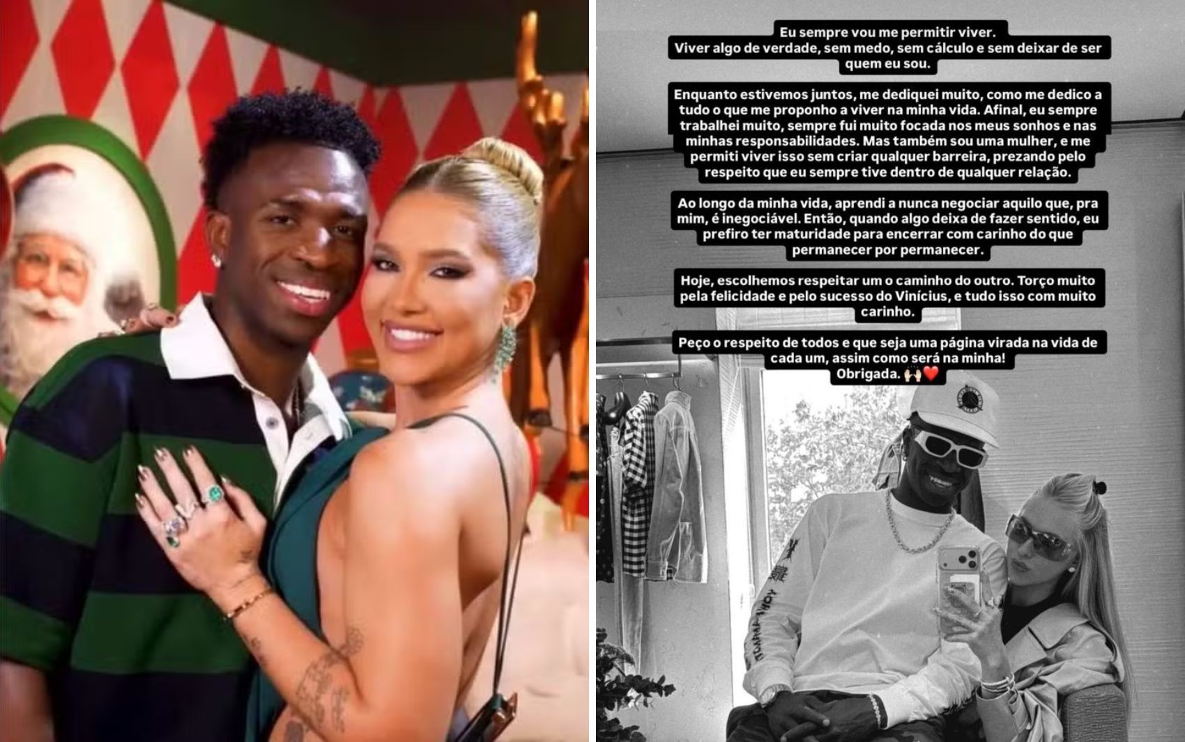Virginia Fonseca anuncia fim do namoro com Vini Jr. e pede respeito: