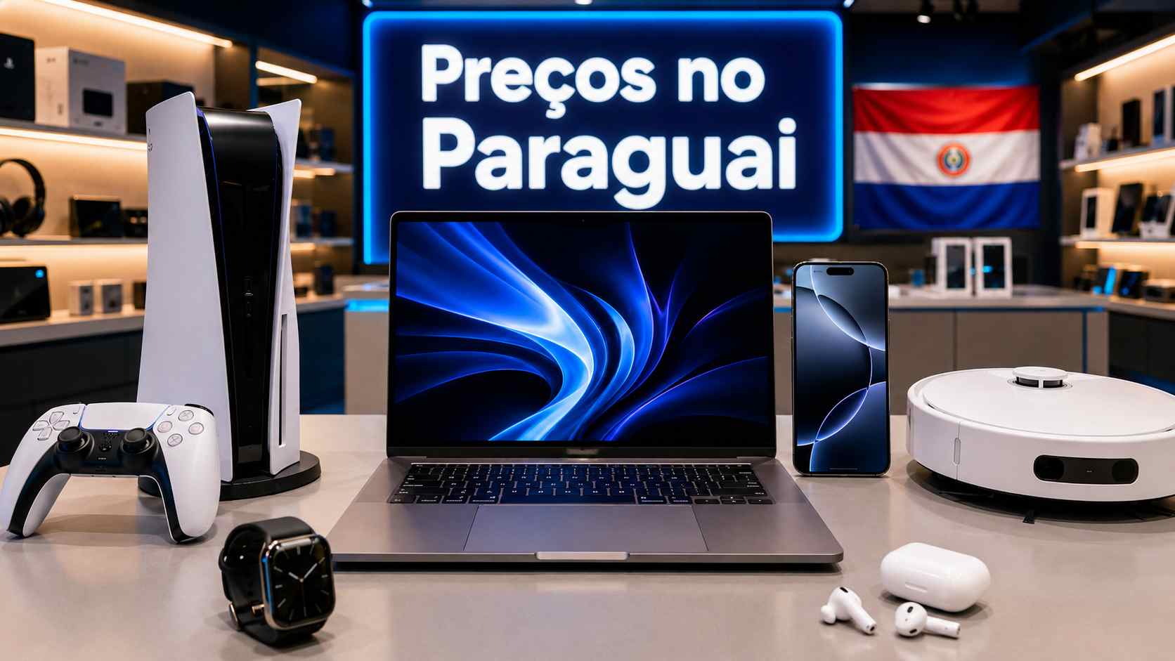 O que compensa comprar no Paraguai em 2026: diferenças expressivas em eletrônicos, com MacBook e PS5 em destaque