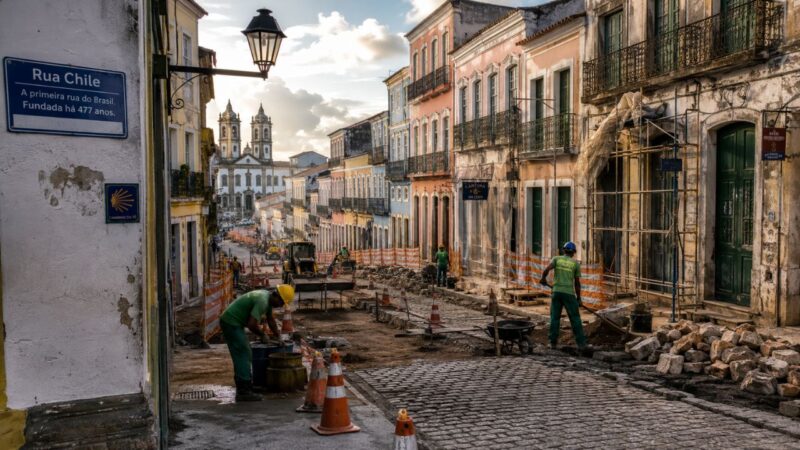 Rua Chile, em Salvador, é considerada a primeira rua do Brasil e completa 477 anos com quase 400 metros de extensão