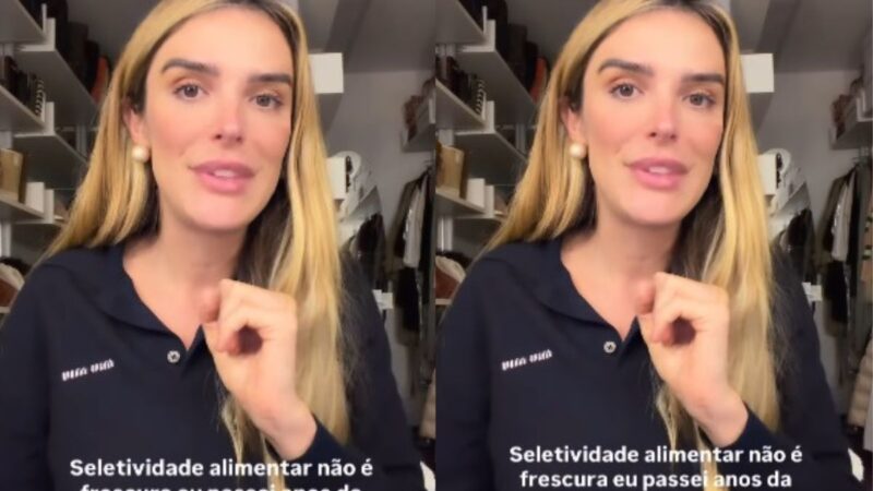 Rafa Brites diz que seletividade alimentar do filho não é “frescura” e pede respeito