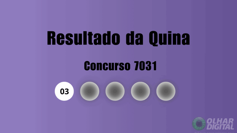 Resultado da Quina — jogo de 22/05/2026: números do concurso 7031 e informações sobre transmissão