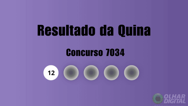 Resultado da Quina do jogo de 26/05/2026: números e distribuição de prêmios do concurso 7034