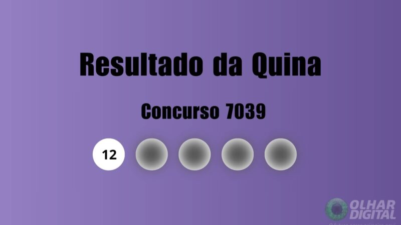 Descubra resultado da quina de hoje: veja números e ganhadores do concurso 7039 (sábado, 30/05)