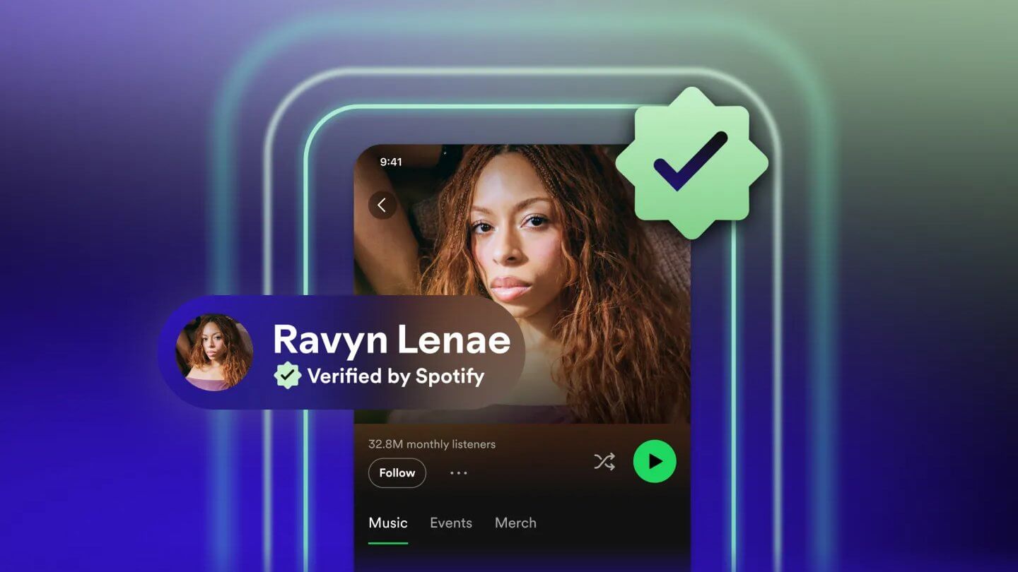 Spotify lança selo de verificação para identificar artistas humanos