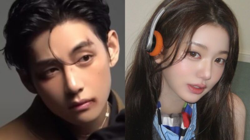 04/08/2025 — Fãs levantam suspeita de relacionamento entre V (BTS) e Wonyoung (IVE) após postagens coordenadas