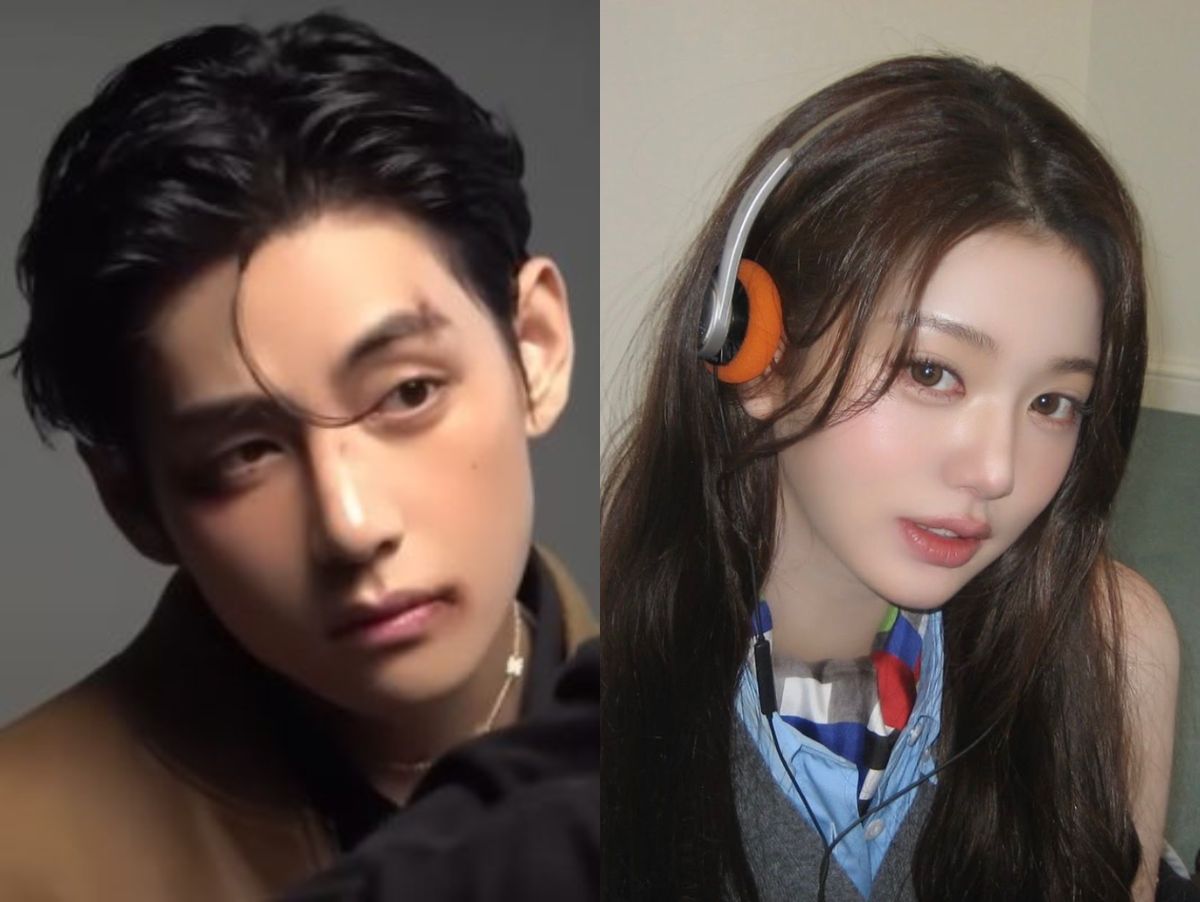 04/08/2025 — Fãs levantam suspeita de relacionamento entre V (BTS) e Wonyoung (IVE) após postagens coordenadas