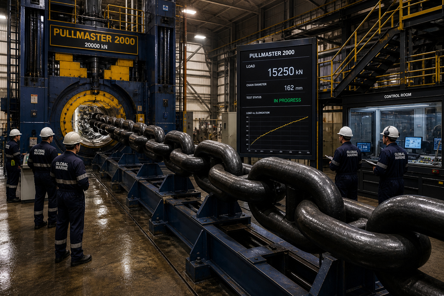 De barra de aço a corrente de 500 metros: o processo industrial que cria correntes marítimas capazes de segurar navios bilionários e salvar vidas