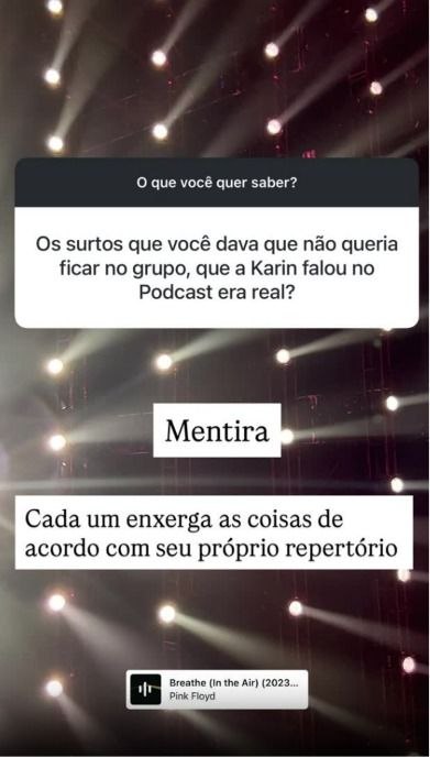 Integrantes do Rouge trocam unfollows após desentendimento público nas redes