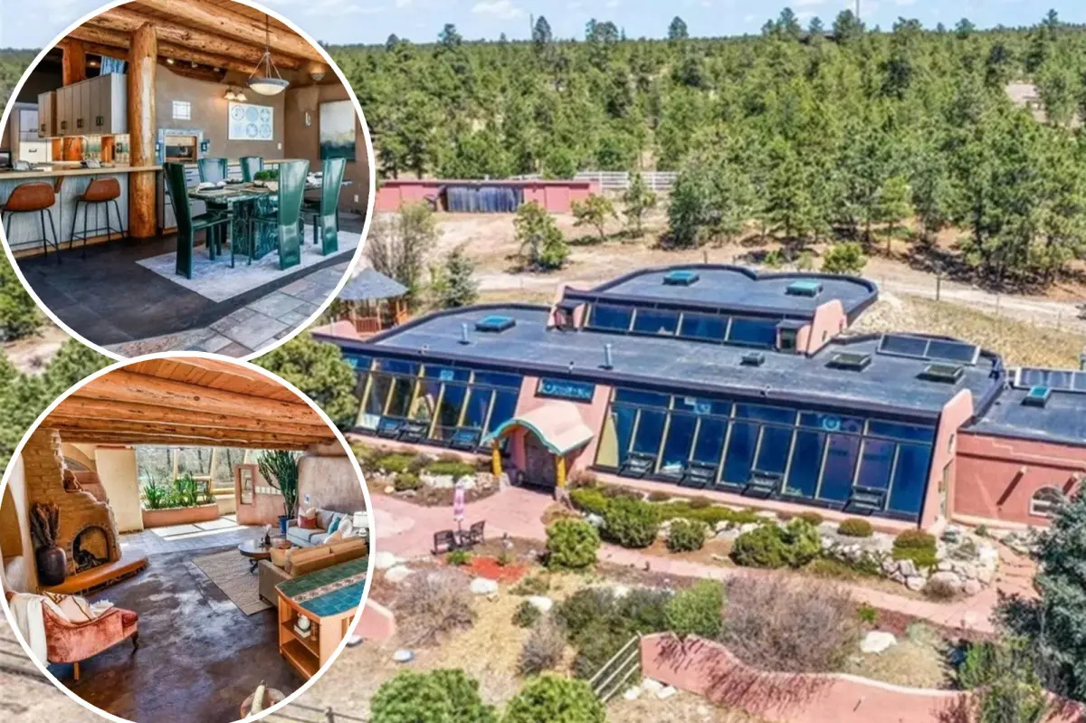 Casal põe à venda mansão ecológica construída com mais de 1.500 pneus reciclados no Colorado
