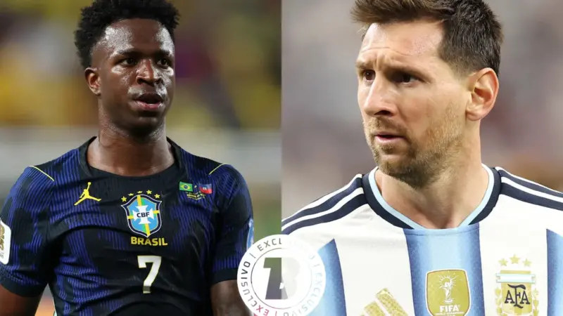 Ranking aponta dependência de seleções em Messi, Vini Jr., Mbappé e Cristiano Ronaldo