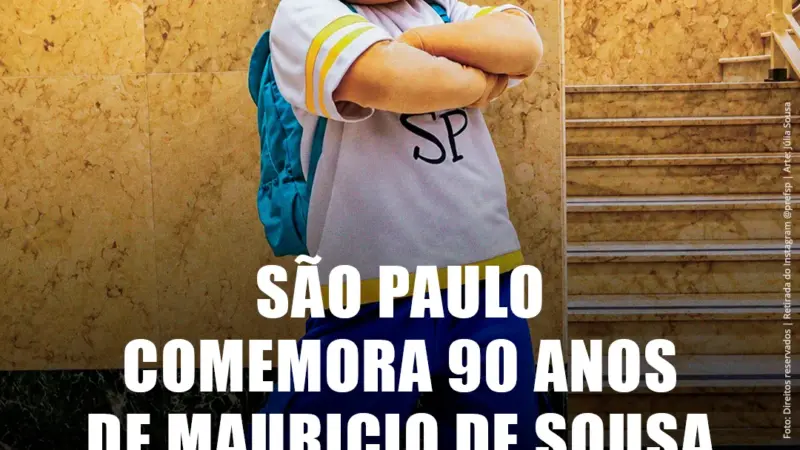 Mauricio de Sousa tem 90 anos celebrados com desfile, esculturas e novo personagem em São Paulo