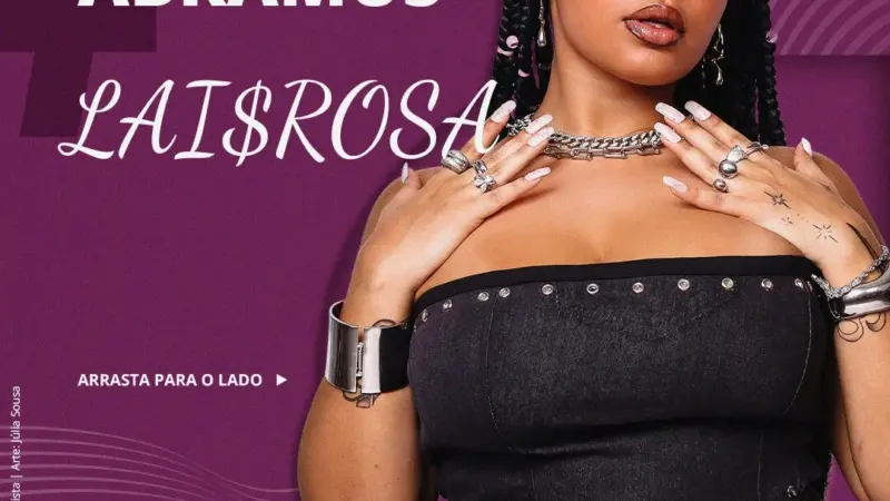 Rapper LAI$ROSA amplia presença no rap nacional com novos lançamentos e parcerias