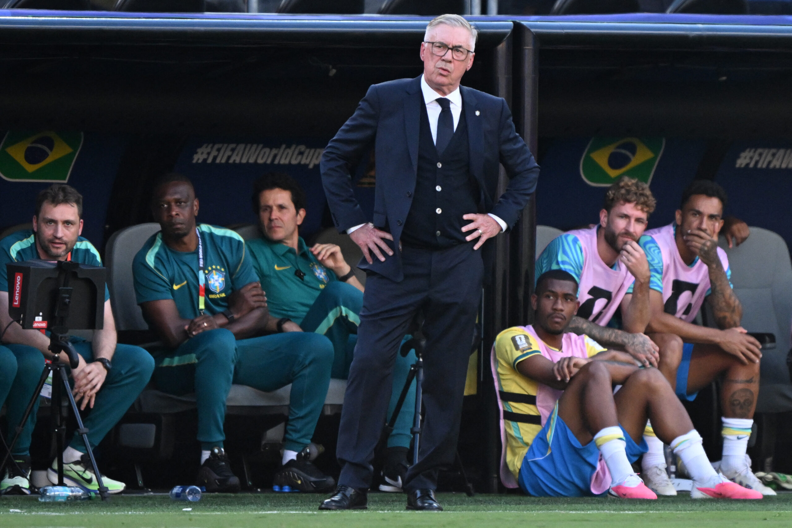 Ancelotti minimiza empate do Brasil na estreia e diz que “é só o começo”