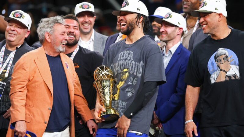 Galeria de fotos da cerimônia de título do Knicks na NBA