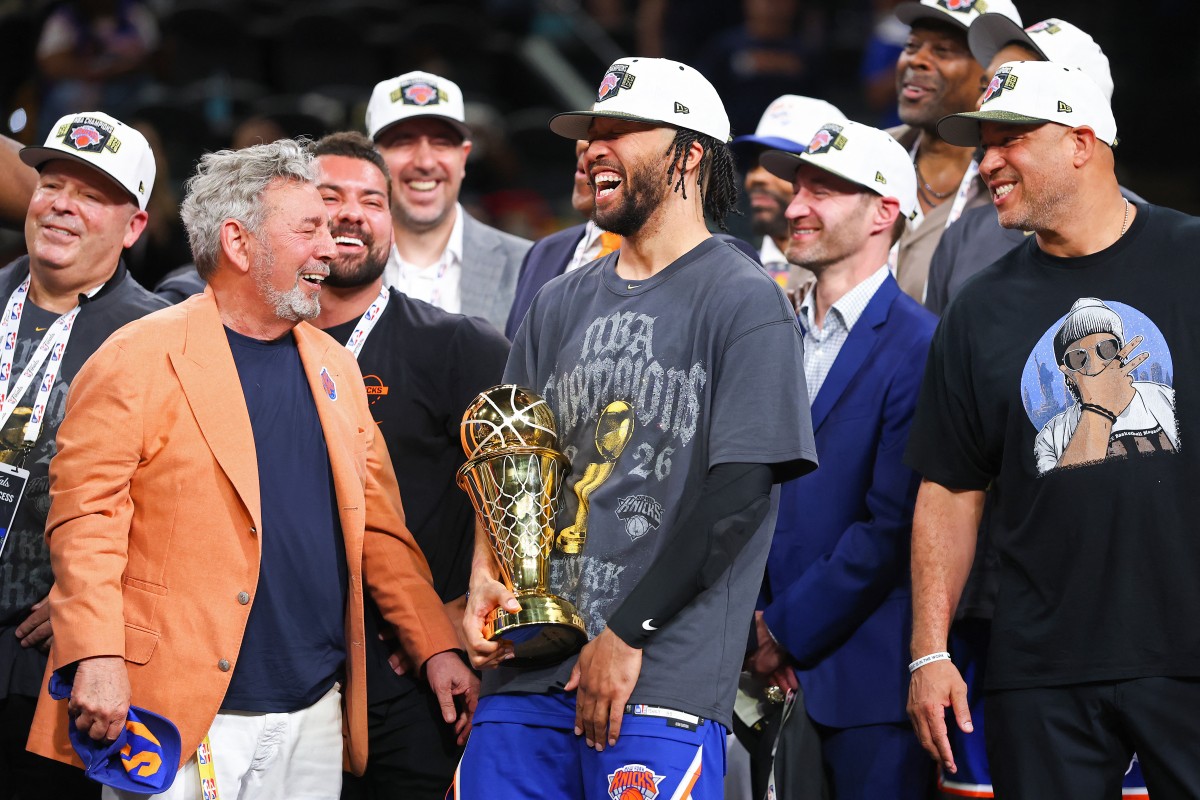 Galeria de fotos da cerimônia de título do Knicks na NBA