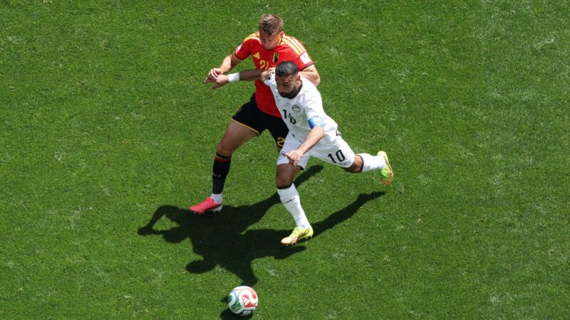 Galeria de fotos registra confronto entre Bélgica e Egito pela Copa do Mundo