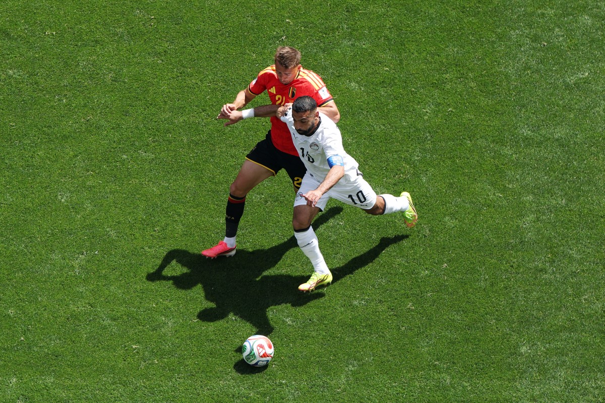 Galeria de fotos registra confronto entre Bélgica e Egito pela Copa do Mundo