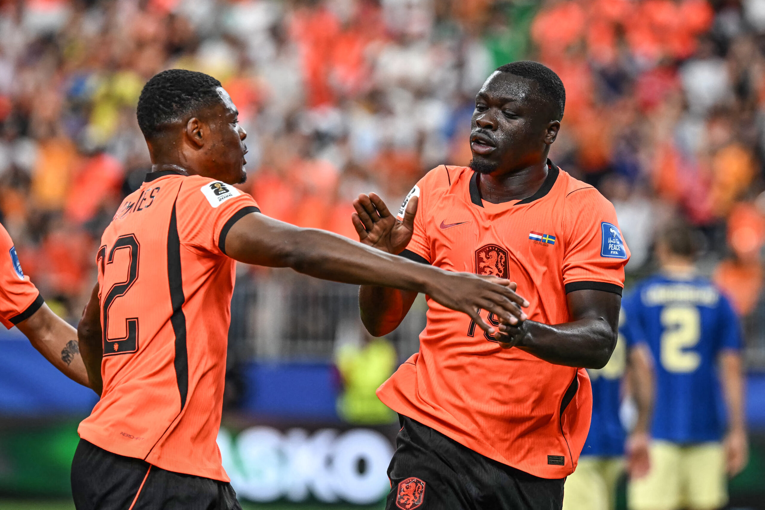 Galeria de fotos registra os principais momentos do duelo entre Holanda e Suécia pela Copa do Mundo