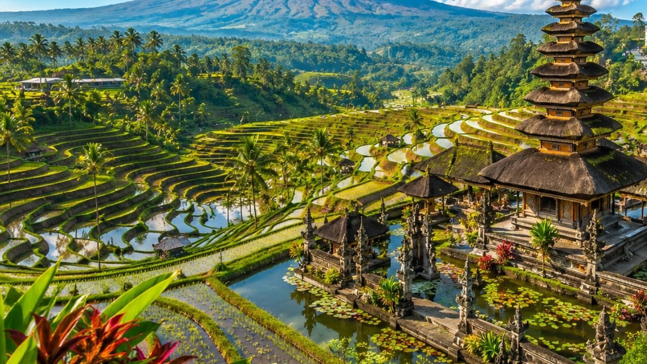 Paisagem cultural de Bali reconhecida pela UNESCO em 2012 enfrenta pressões de turismo e construções
