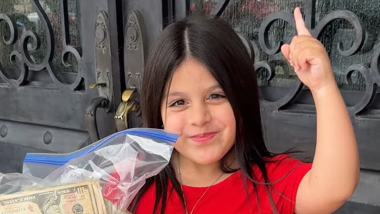 Menina de 11 anos vende limonada e arrecada quase US$ 3 mil para comprar lápide do pai
