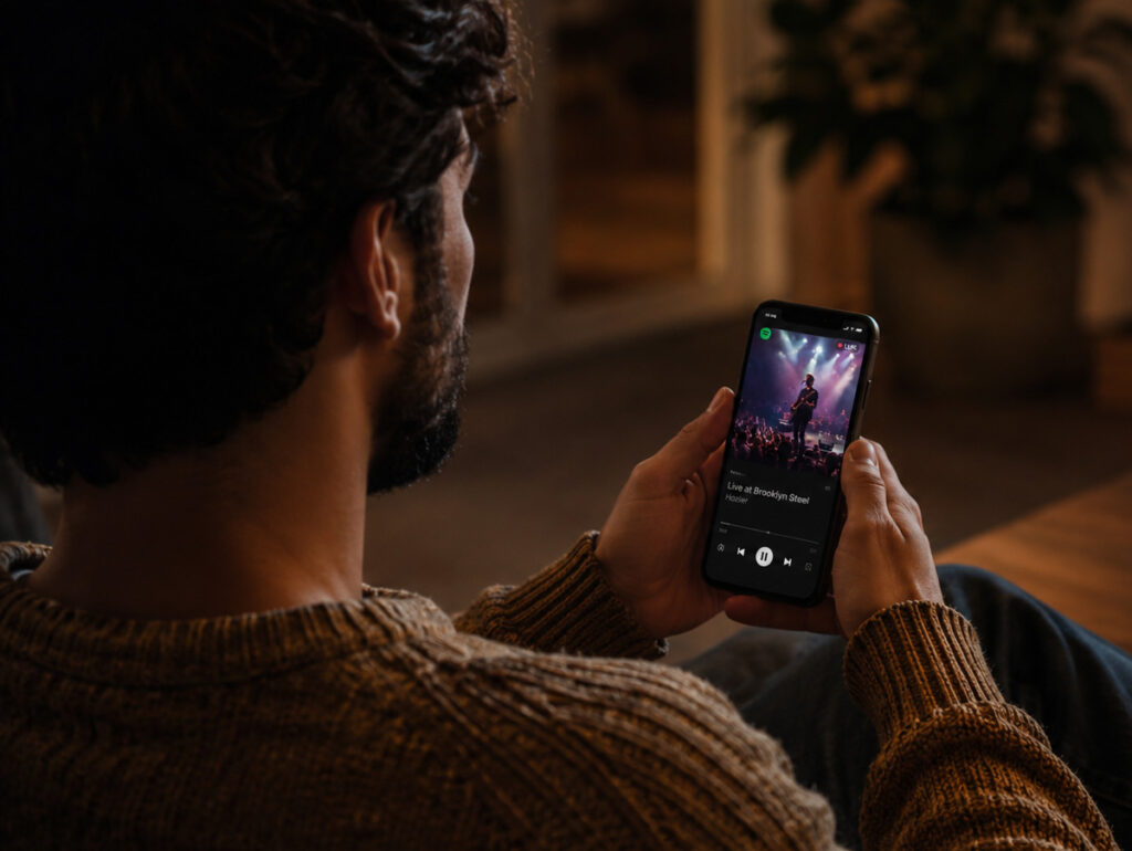 Spotify aposta em transmissões de shows e festivais para disputar espaço com YouTube e Amazon
