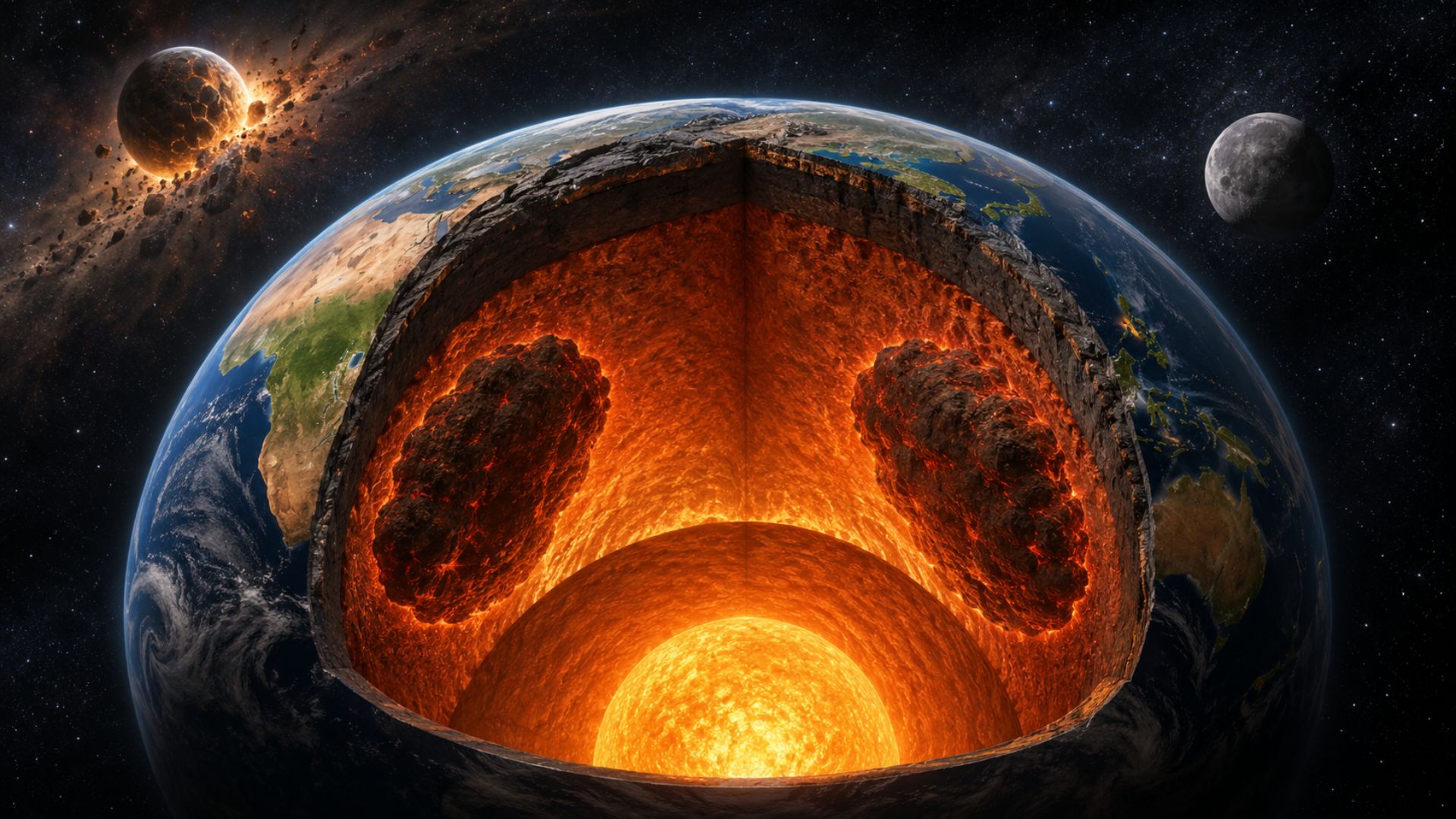 Descubra duas massas gigantescas e antigas, uma sob a África e outra sob o pacífico, repousam no fundo do manto da terra há pelo menos 500 milhões de anos, e uma das hipóteses mais fascinantes…