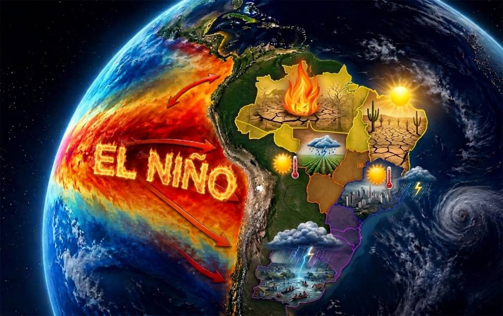 El Niño bagunça o clima e representa risco para a produção agrícola no Brasil