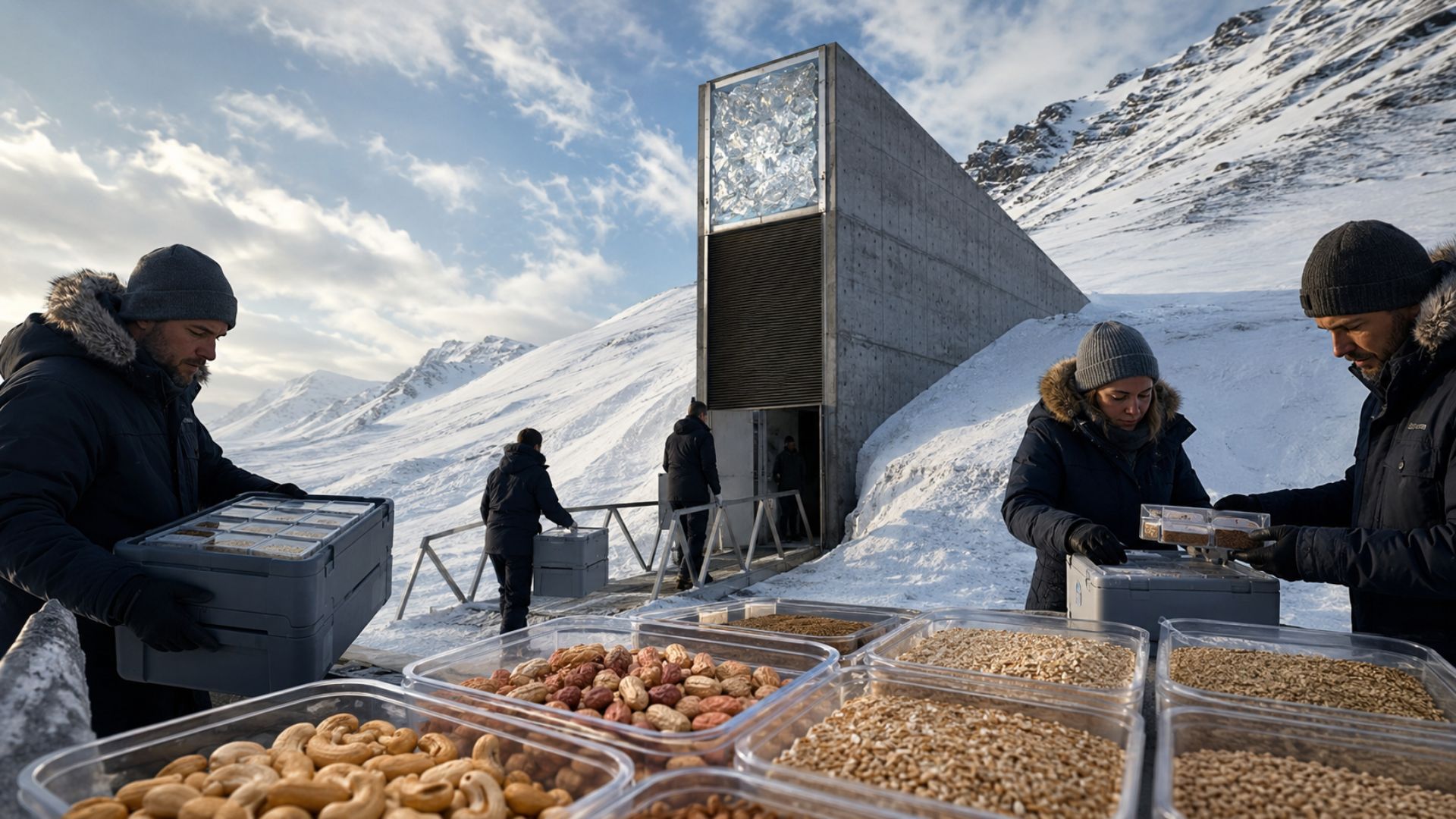 Embrapa envia caju, amendoim e gergelim ao maior banco de sementes do mundo, na Noruega