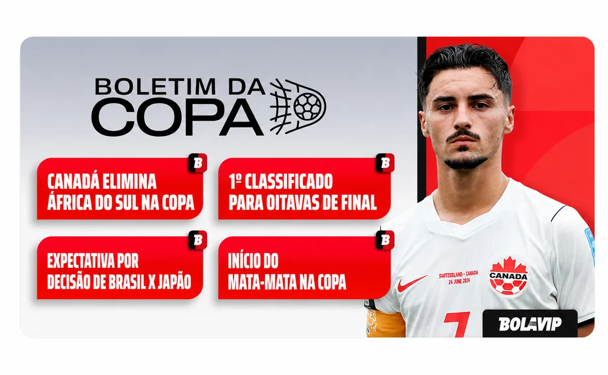 Canadá elimina África do Sul com gol nos acréscimos e avança às oitavas da Copa do Mundo