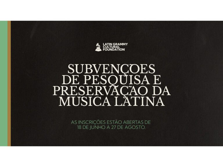 Fundação Cultural Latin Grammy abre inscrições para programa de US$ 20 mil em pesquisa musical