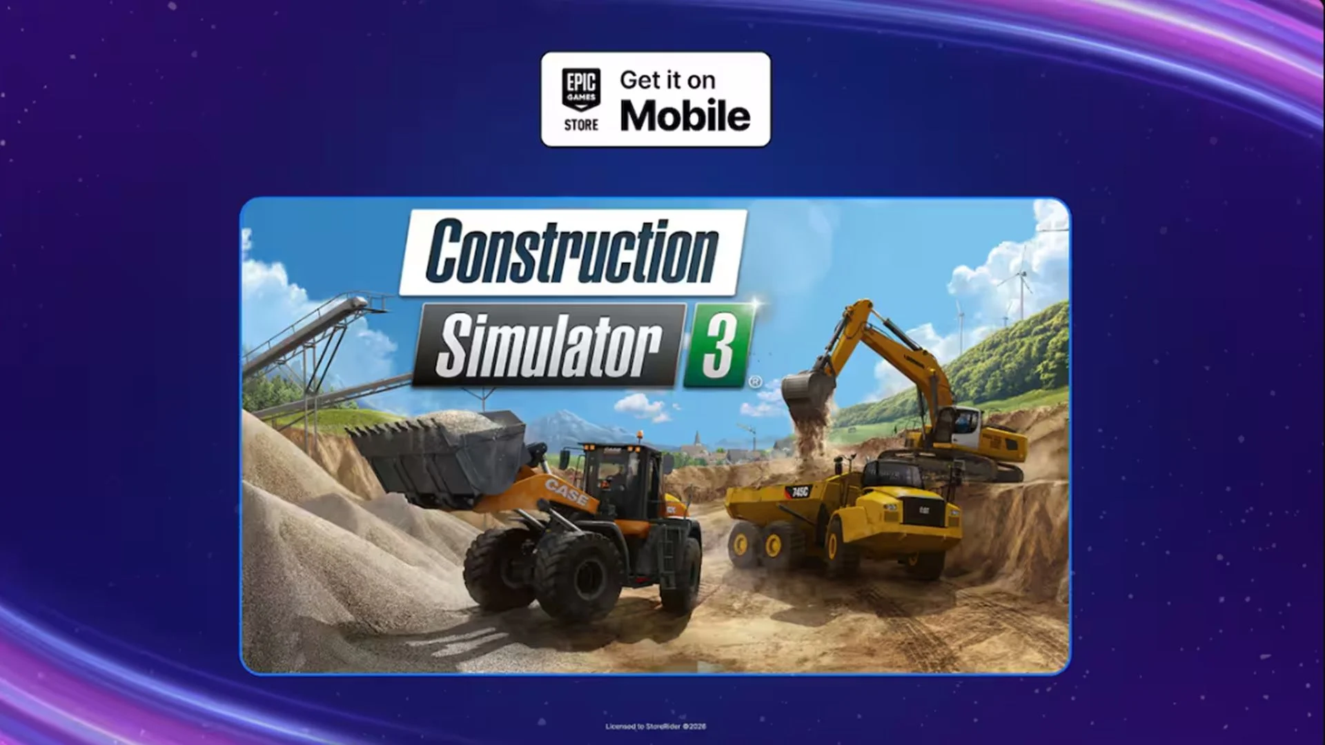 Epic Games disponibiliza Construction Simulator 3 gratuitamente no app para Android