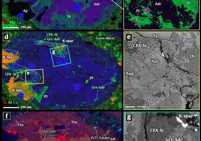 Cientistas encontram grãos de granada em meteorito de Marte guardado em museu