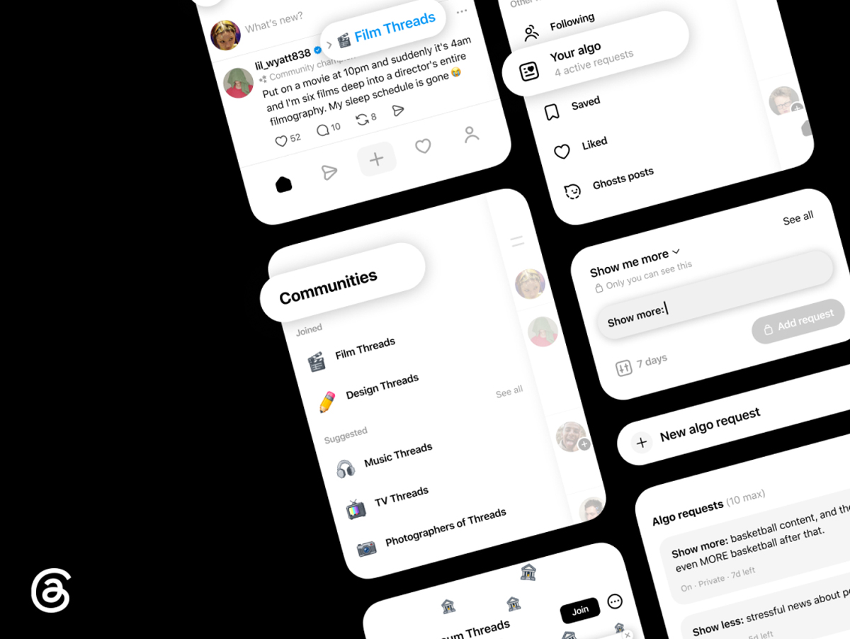 Threads alcança 500 milhões de usuários mensais e lança recursos voltados a músicos