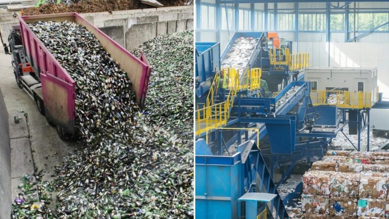 Suíça aposta em sistema de reciclagem consolidado e recupera 52% dos resíduos municipais; vidro chega a 100% enquanto Brasil ainda vê lixo em aterros apesar de coleta seletiva