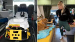 Mulher de 32 anos transforma ambulância em casa sobre rodas e viaja pelos Estados Unidos enquanto trabalha remotamente
